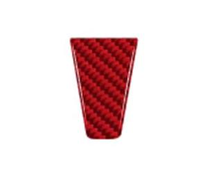 Real Carbon Fiber For Tesla For Model S X 2012-2020 Car Steering Wheel Cover Decoration Sticker Accessories(Carbon-red)