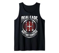 Real Cars Don’t Shift Themselves Manual Gear Auto Design Tank Top