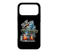 Real Cars Don't Get Plugged In Funny Muscle Car Cartoon Case for iPhone 17 Pro Max