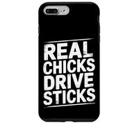 Real Chicks Drive Sticks Manual Car Woman Driver Case for iPhone 7 Plus/8 Plus