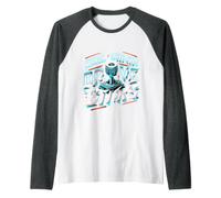 Real Chicks Drive Sticks Manual Car Woman Driver - Raglan Baseball Tee