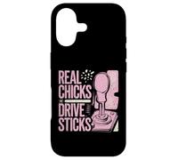 Real Chicks Drive Sticks Stick Shift Design for Women Case for iPhone 17