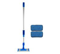 Real Clean 10 inch Commercial Microfiber Mop Kit with Two Premium Mop Pads