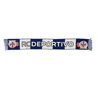 Real Club Deportivo de La Coruña Scarf Blanquiazul Vertical Stripes, Blue, 130x20