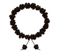 Real Coffee Bean Bracelet Stretch Beaded Bracelets for Women Men Coffe Lovers Gifts Coffee Beans Charm Wrist Chains, L, Metal, no gemstone