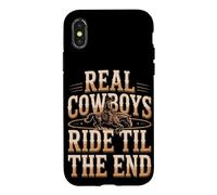 Real Cowboys Ride Til The End Case for iPhone X/XS