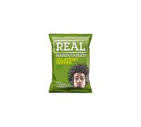 Real Crisps Hand Cooked Jalapeno Pepper Flavour 24 x 35g