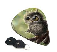 real cute baby owls Printed Guitar pick Guitar Plectrums for Acoustic Guitar Electric Guitar Bass Guitar - Guitar Accessories - 6 Pack 0.96mm