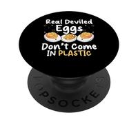 Real Deviled Egg Thanksgiving Dont Come In Plastic PopSockets Adhesive PopGrip