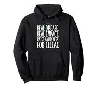 Real Disease Real Impact Celiac Awareness Pullover Hoodie