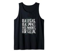 Real Disease Real Impact Celiac Awareness Tank Top