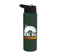 Real DJs Play Bluegrass Gear Bluegrass Music DJ | Bluegrass Stainless Steel Insulated Water Bottle