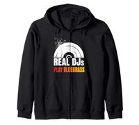 Real DJs Play Bluegrass Gear Bluegrass Music DJ | Bluegrass Zip Hoodie