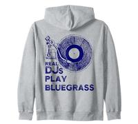 Real DJs Play Bluegrass Stuff for Bluegrass DJ | Bluegrass Zip Hoodie