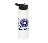 Real DJs Play DnB Gear for Drum and Bass DJ | DnB Stainless Steel Insulated Water Bottle