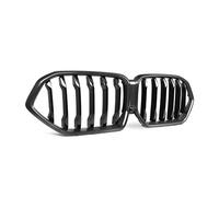 Real Dry Carbon Fiber Racing Grills Compatible For BMW X6 Series G06 F96 2020-2023 Auto Replacement Part(Single Slat)