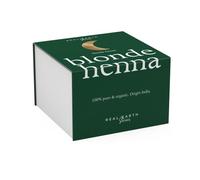 Real Earth - Blonde Henna - Henna Dye - 100% Organic and Natural - Hair Dyeing Muds - Blonde Hair - Natural Coloring - Ayurvedic Cosmetics - Vegan - Ammonia-Free Dye - 250g