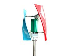 Real Efficiency Energy Windmill 1000W 1500W 12v 24v Vertical Axis Wind Turbine Generator For Hybrid Solar Wind System(MPPT Controller,Bianco,Onecolor)