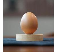 Real Egg (White/Brown) Magic Tricks Real Egg Made Silk to Egg Routine Magic Accessories Close Up Street Illusions Gimmicks Props(Brown)