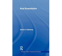 Real Essentialism (Routledge Studies in Contemporary Philosophy)