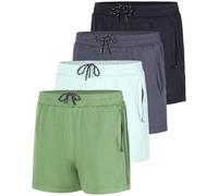 Real Essentials 4 Pack: Men's Mesh 7"/ 5"/ 3" Athletic Zipper Shorts Workout Gym Running Basketball (Big and Tall Available), 3-inch - Set 4, XX-Large