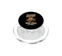 Real Estate Agent By Day Wine Lover By Night PopSockets PopGrip for MagSafe