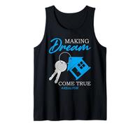 Real Estate Agent Closing Day Keys Home Buyer Dream Design Tank Top