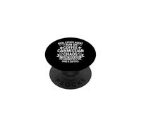 Real Estate Agent Coffee Commission Chaos Typography Design PopSockets Adhesive PopGrip