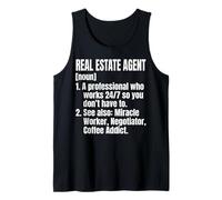 Real Estate Agent Definition Funny Dictionary Style Poster Tank Top