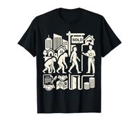 Real Estate Agent Evolution Realtor Property Sales Design T-Shirt