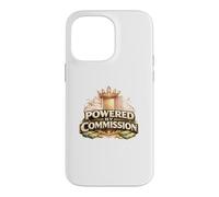 Real Estate Agent Gift Home Selling Power By Commission Case for iPhone 14 Pro Max