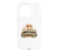 Real Estate Agent Gift Home Selling Power By Commission Case for iPhone 15 Pro