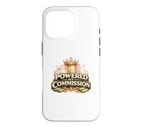 Real Estate Agent Gift Home Selling Power By Commission Case for iPhone 16 Pro