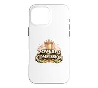 Real Estate Agent Gift Home Selling Power By Commission Case for iPhone 16 Pro Max