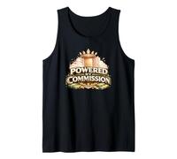 Real Estate Agent Gift Home Selling Power By Commission Tank Top