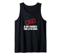 Real Estate Agent Realtor Home Seller Marketing Broker Tank Top