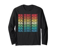 Real Estate Agent Vintage Style Job Long Sleeve T-Shirt