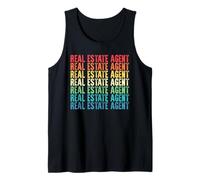 Real Estate Agent Vintage Style Job Tank Top