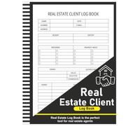 Real Estate Client Log Book: Realtor Client Notebook for Real Estate Agent’s Customer, To Track Transactions and Record Accomplishments for Clients - 8.5" x 11" 100+ Pages
