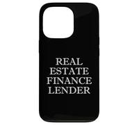 Real Estate Finance Lender Credit Lending Realtor Case for iPhone 13 Pro