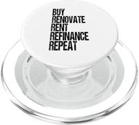 Real Estate Investing Buy Hold Rental Property Investor PopSockets PopGrip for MagSafe