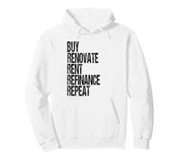 Real Estate Investing Buy Hold Rental Property Investor Pullover Hoodie
