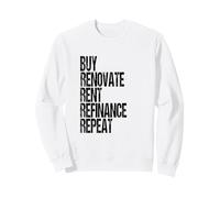 Real Estate Investing Buy Hold Rental Property Investor Sweatshirt