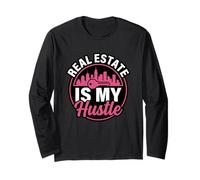 Real Estate is My Hustle Realtor Agent Long Sleeve T-Shirt