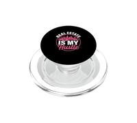 Real Estate Is My Hustle Realtor Agent PopSockets PopGrip for MagSafe
