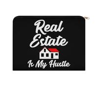 Real Estate is My Hustle Travel Cosmetic Bags Toiletry Pouch Makeup Purses Organizer Storage Case