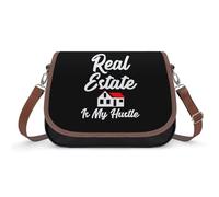 Real Estate Is My Hustle Women's Crossbody Bags Shoulder Handbag Sling Messenger Purses