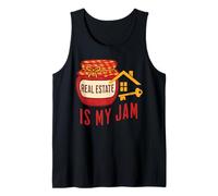 Real Estate is My Jam Funny Realtor Sweet Housing Tank Top