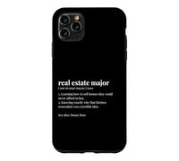 Real Estate Major Dictionary Definition Property Agent Case for iPhone 11 Pro Max