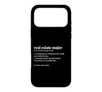 Real Estate Major Dictionary Definition Property Agent Case for iPhone 17 Pro Max